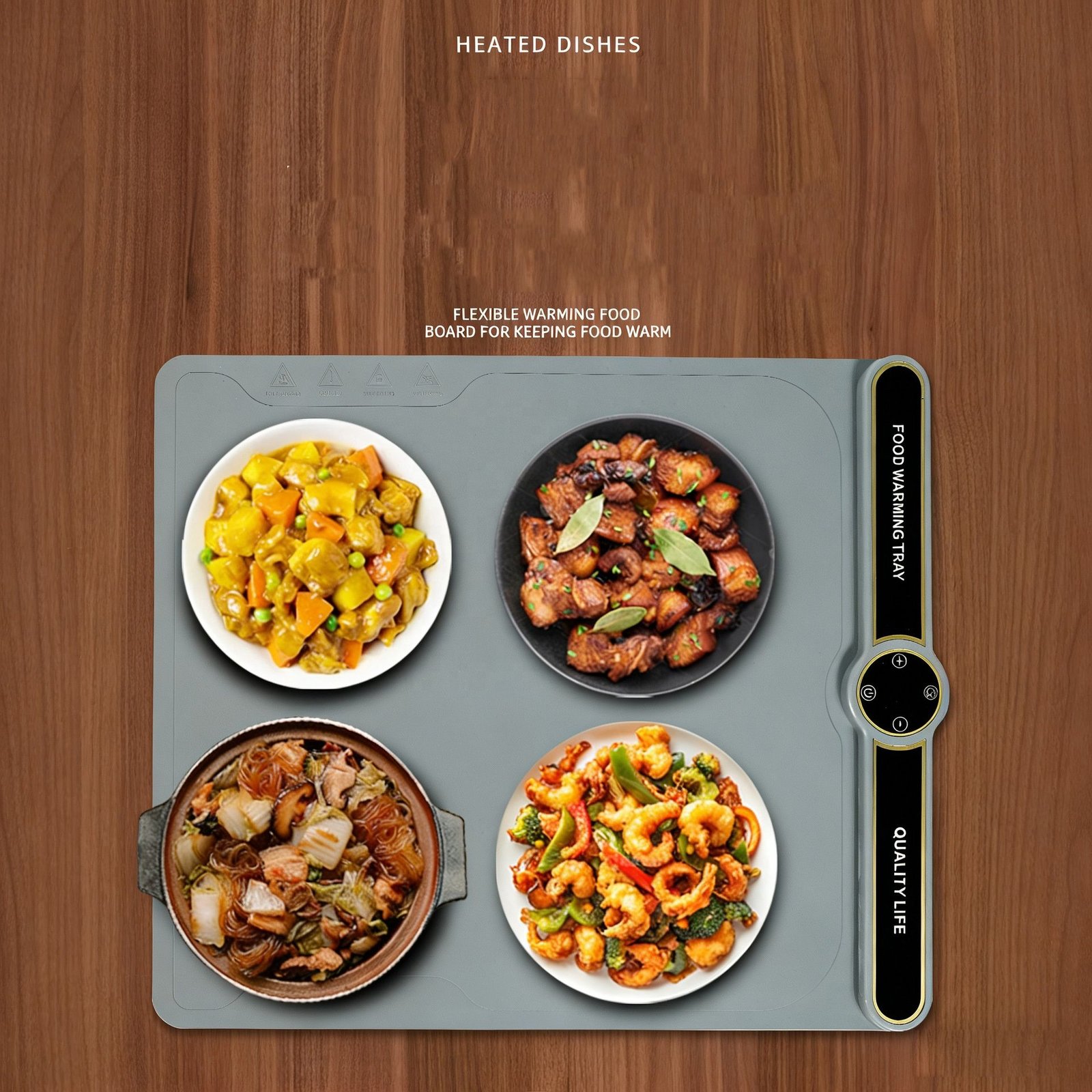 Heated Food Warmer Tray Guide for Flexible Household and Restaurant Warming