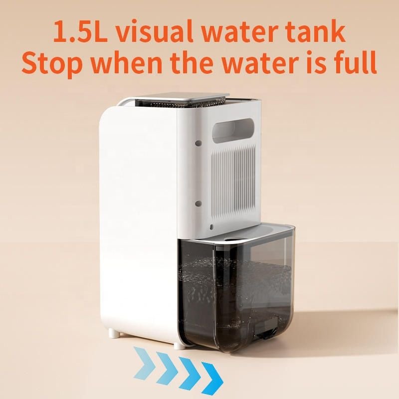 Product image of compact electric dehumidifier tank and touch controls
